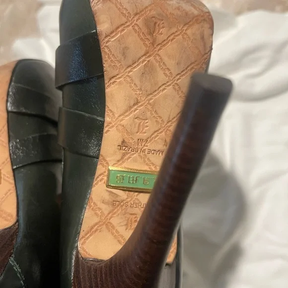 L.A.M.B. Gwen stefani stiletto heel leather Mary Jane shoes - Picture 6 of 9